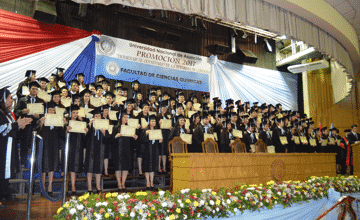 FCQ-UNA promociona 146 profesionales en diversas áreas y niveles