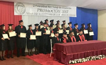 Filial Quiindy de la FDCS promociona a 23 nuevos abogados