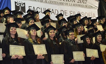 Facultad de Filosofía realizó ceremonia de colación de grado