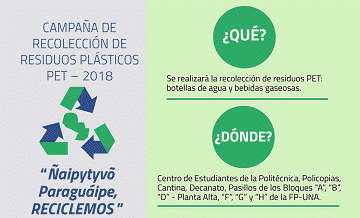 Desde la UNA buscan concienciar sobre reciclaje de residuos plásticos