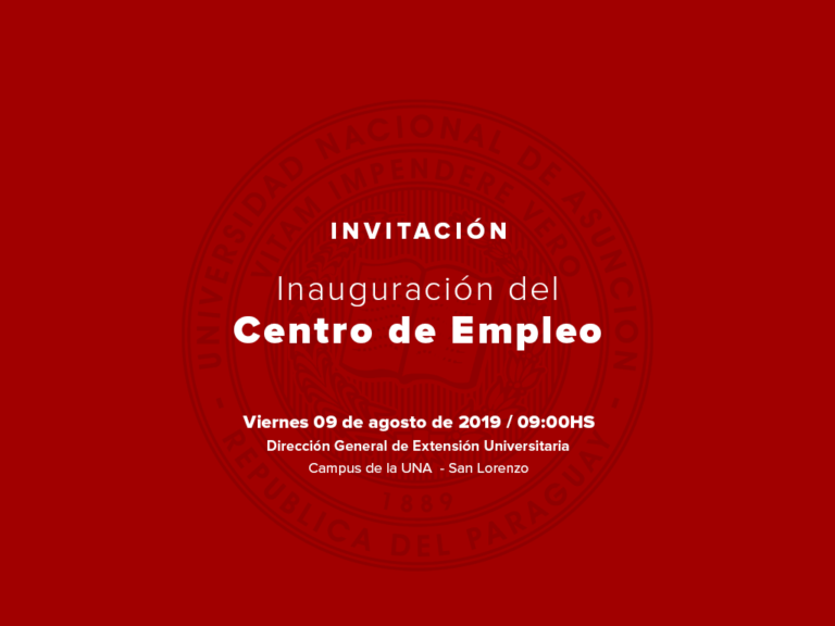 La UNA y el Ministerio de Trabajo inaugurarán Centro de Empleo