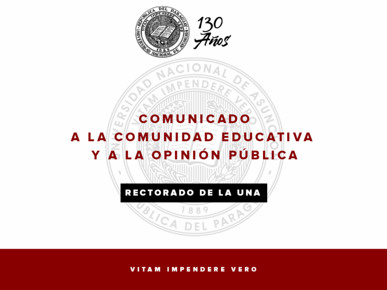 Comunicado a la comunidad educativa y a la opinión pública (12/09/2019)