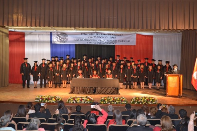 Facultad de Derecho y Ciencias Sociales – filial Caacupé promociona a nuevos abogados