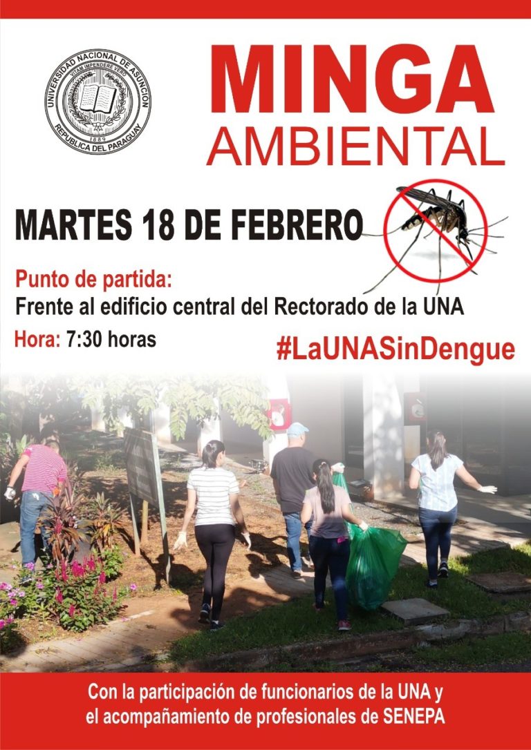 #LaUNASinDengue convoca a jornada de minga ambiental