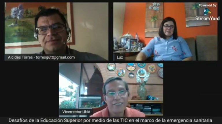 Primer Webinar de la UNA trato los desafíos de la Educación Virtual