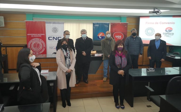 Convenio entre UNA y COPACO facilitará conectividad a miles de estudiantes