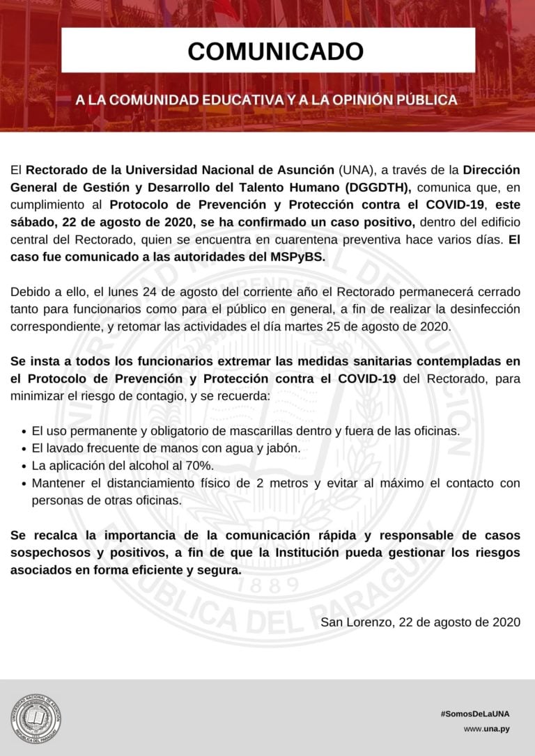 COMUNICADO