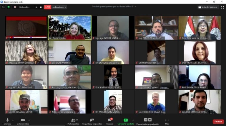 Finaliza la Socialización del Mapa Estratégico de la UNA para el período 2021-2025 en el Conversatorio de Graduados de todas las Facultades