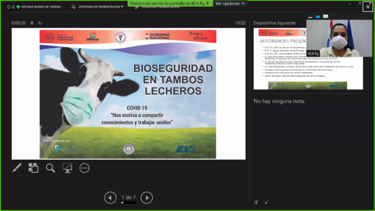 Bioseguridad en tambos lecheros es tema en seminario internacional