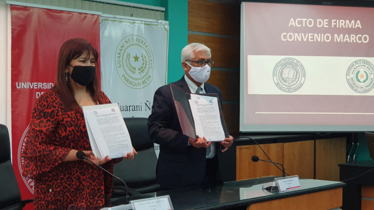 UNA y Academia de Lengua Guaraní firmaron Convenio Marco