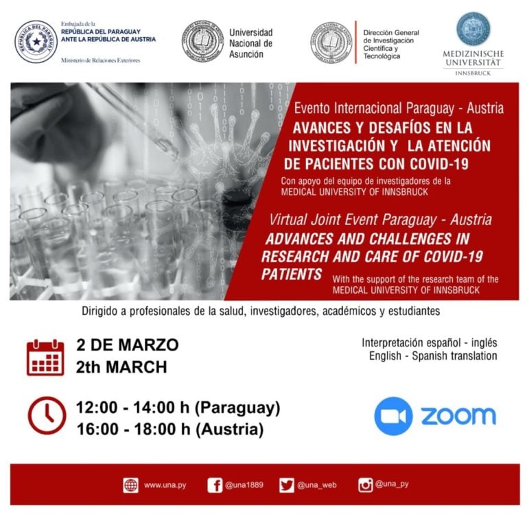 La UNA invita a participar de Webinar internacional sobre COVID-19