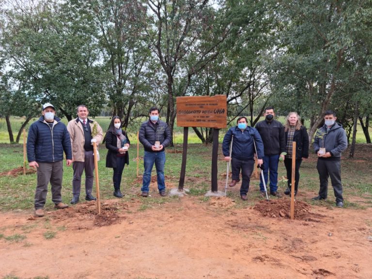 Arborización de Ñu Guasu: UNA y otras instituciones se comprometen con el ambiente