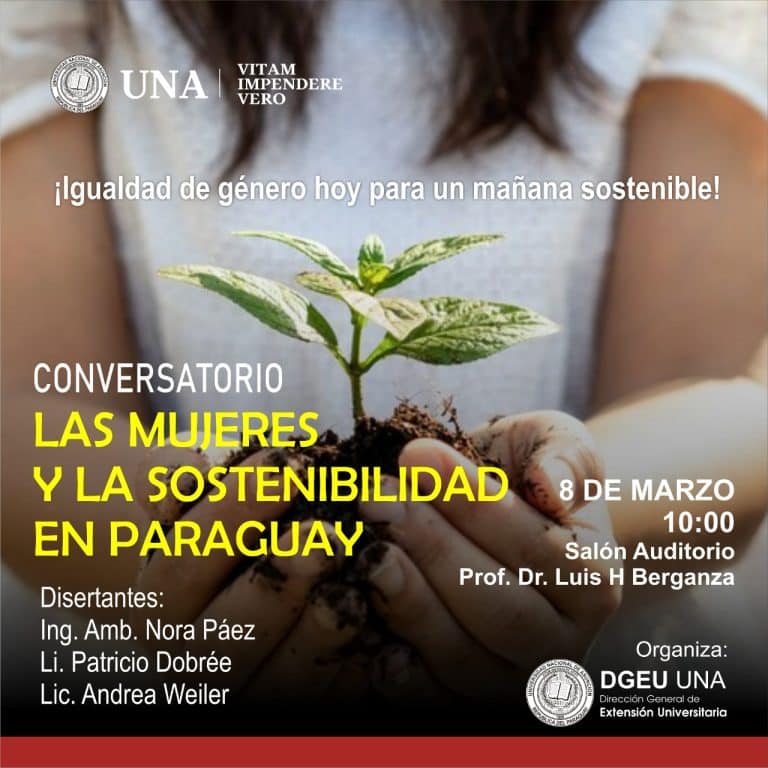 Conversatorio del 8M abordará temas relacionados a mujeres y sostenibilidad 