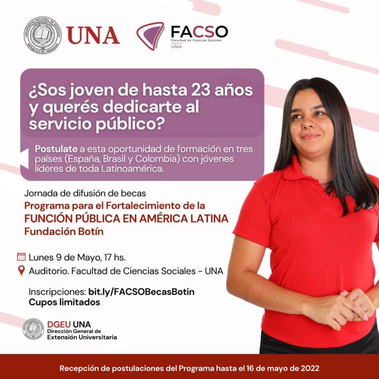Jornada de difusión de becas del “Programa para el Fortalecimiento de la  Función Pública en América Latina”