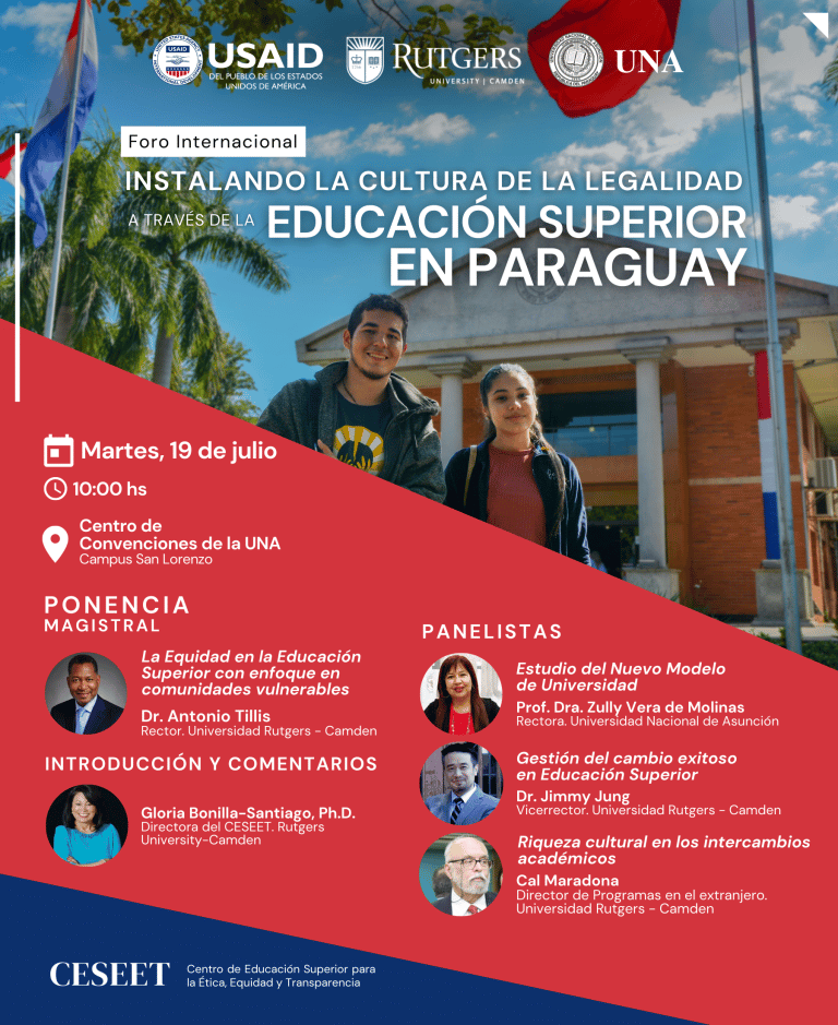 Foro Internacional «Instalando la Cultura de la Legalidad a través de la Educación Superior en el Paraguay»