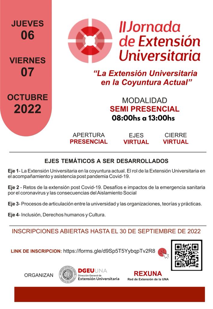 II Jornada de Extensión Universitaria