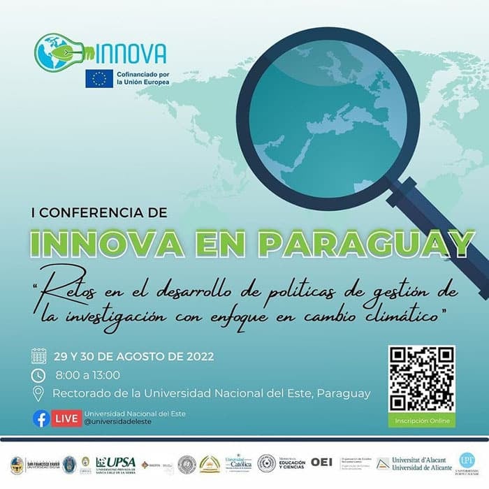 I Conferencia de INNOVA en Paraguay contará con destacados ponentes de la UNA
