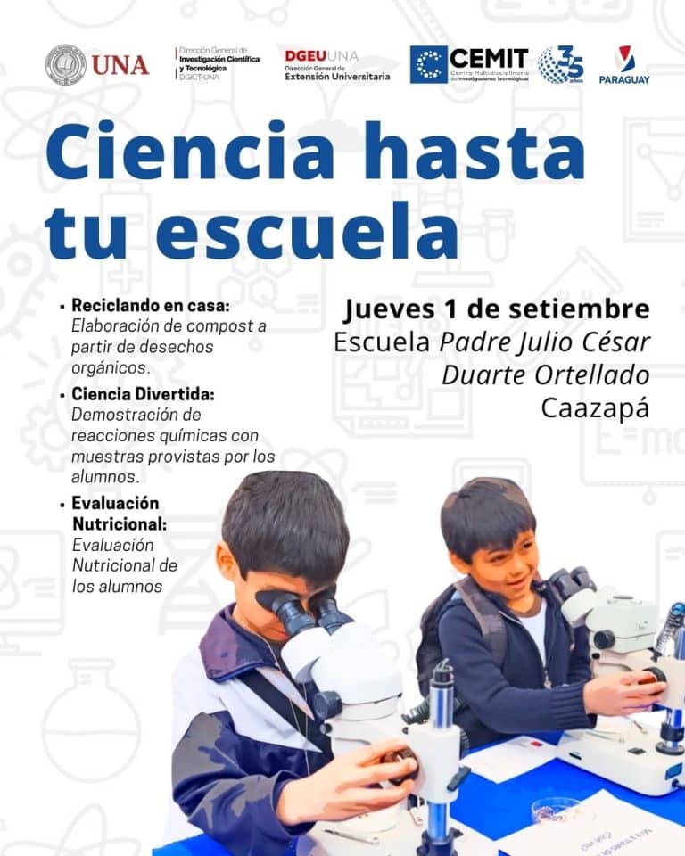Ciencia hasta tu escuela