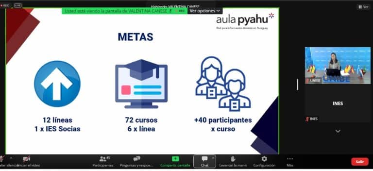 Aula Pyahu presenta cursos para actualizar a formadores de maestros
