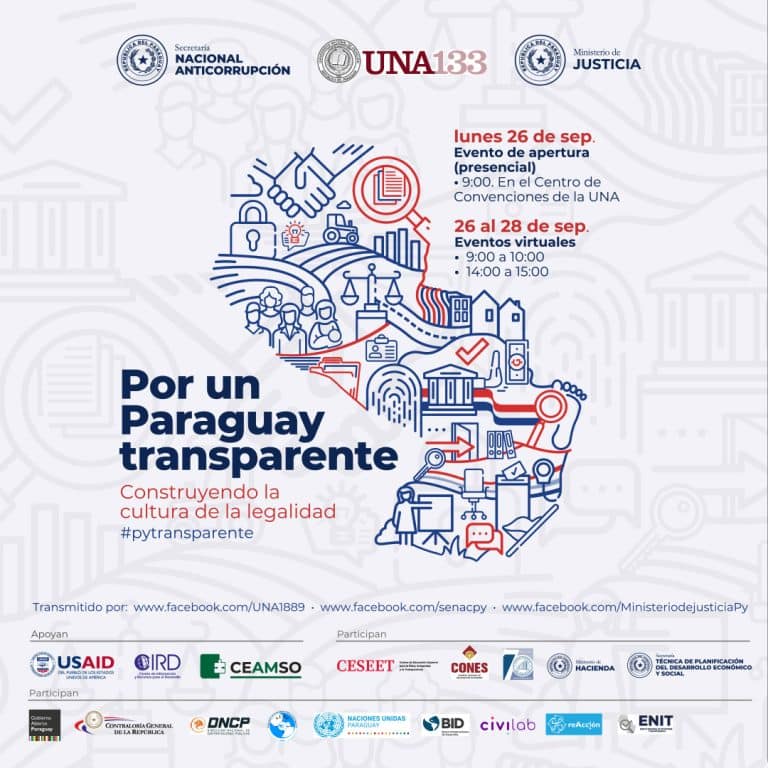 La UNA y otras instituciones promueven cultura de legalidad con semana de la transparencia