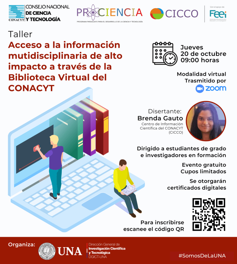 Taller: Acceso a la información multidisciplinaria de alto impacto a través de la Biblioteca Virtual del CONACYT