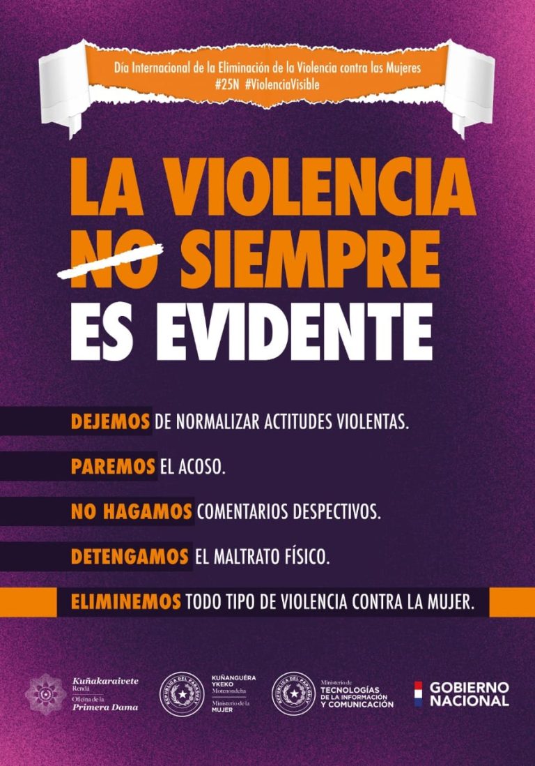 #25N: mujeres de país y del mundo reclaman erradicación de la violencia