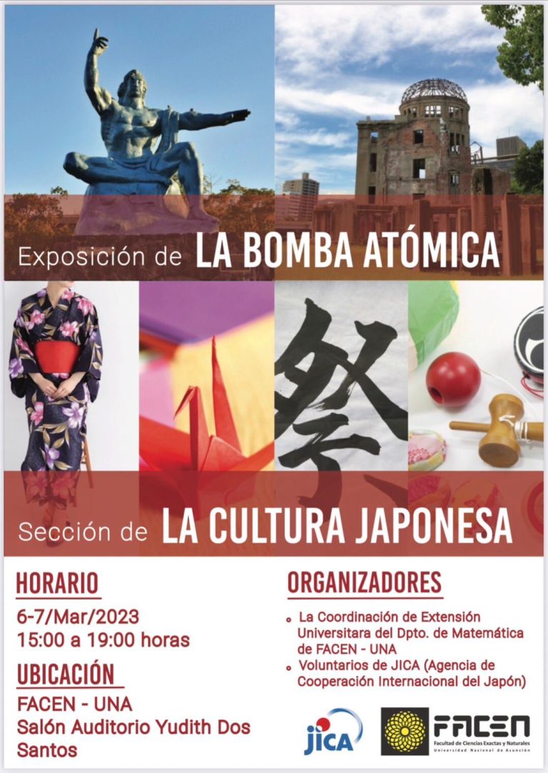Exposición sobre «Bomba Atómica» y «Cultura Japonesa»
