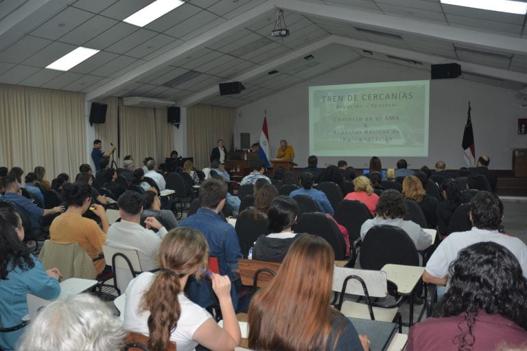 FEPASA presentó proyecto ferroviario Asunción-Ypacaraí en FADA-UNA