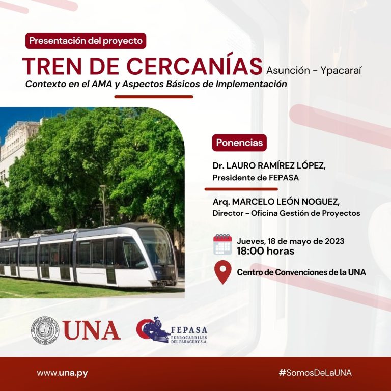 Presentación del Proyecto «TREN DE CERCANÍAS»