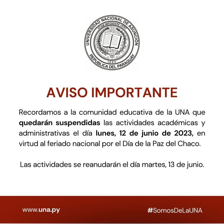 Comunicado sobre feriado 12/06/2023