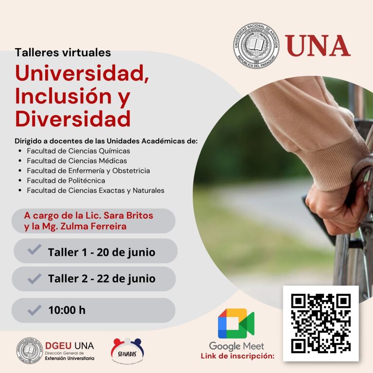 Talleres virtuales «Universidad, Inclusión y Diversidad»
