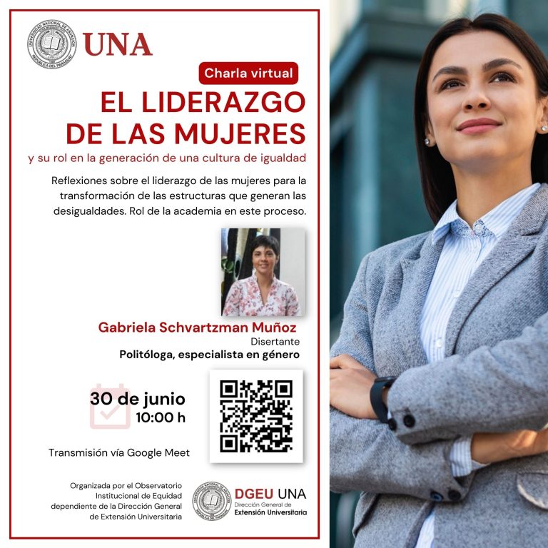 Charla virtual: El liderazgo de las mujeres