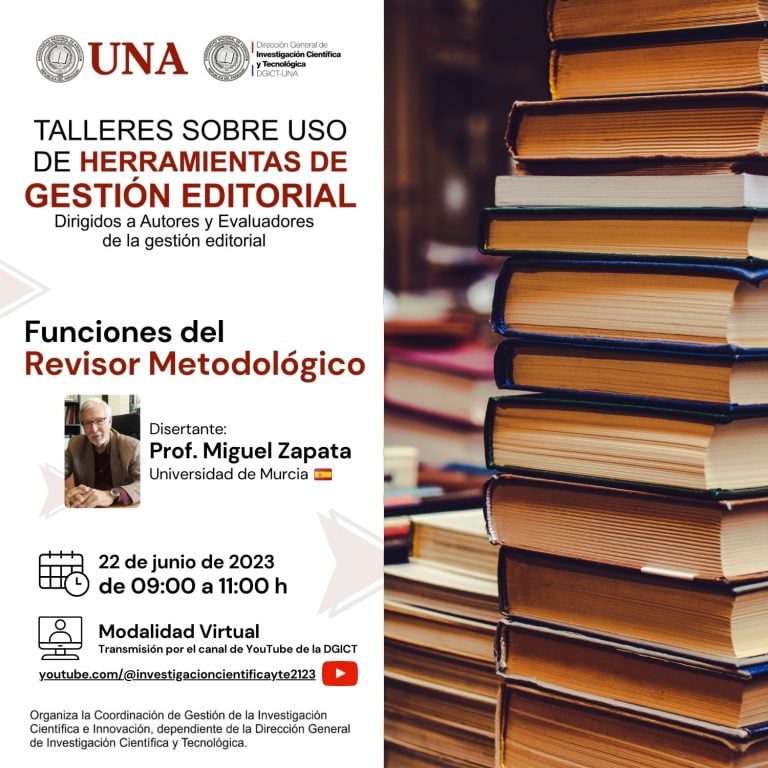 TALLERES SOBRE USO DE HERRAMIENTAS DE GESTIÓN EDITORIAL. Modalidad virtual