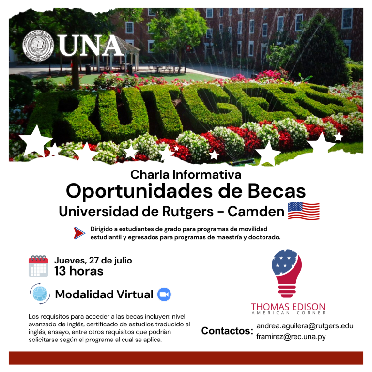 Oportunidades de Estudio – Rutgers-Camden Thomas Edison 2