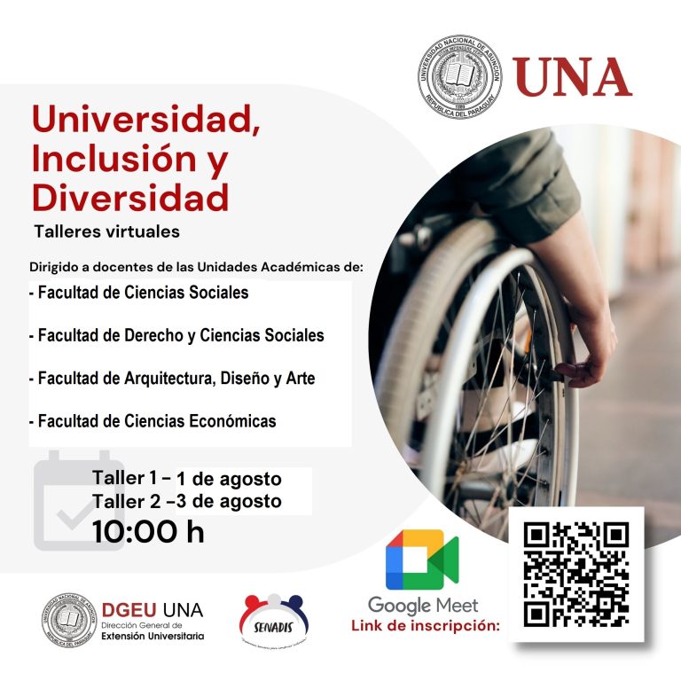 Talleres virtuales “Universidad, Inclusión y Diversidad” – 3