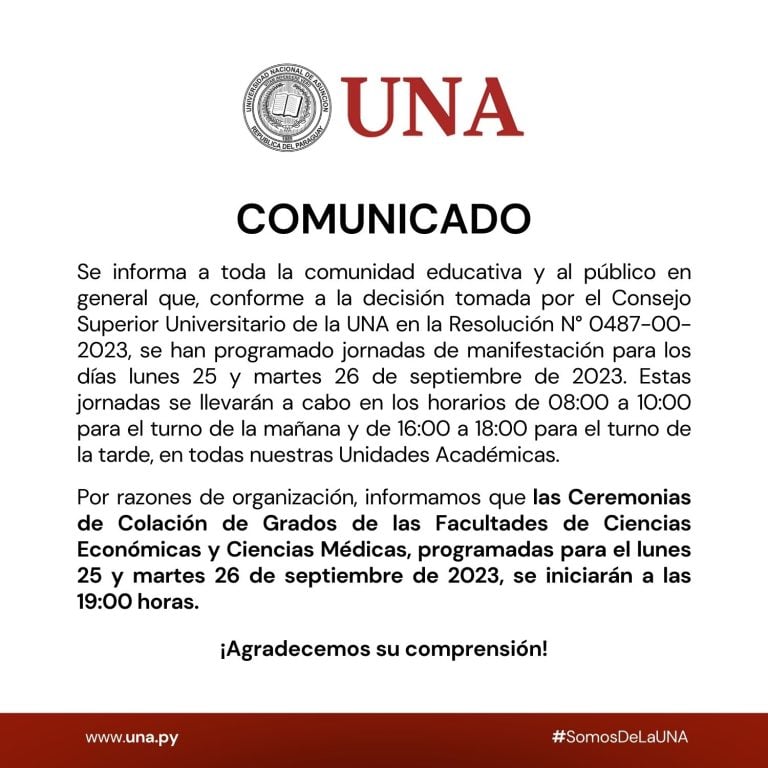 COMUNICADO 25/09/2023