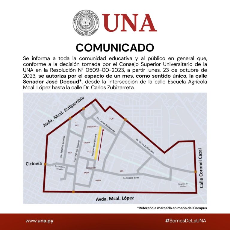 Comunicado Res. Nº 0509-00-2023 del CSU