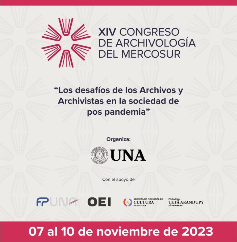 Especialistas internacionales se reunirán en la UNA para XIV Congreso de Archivología del Mercosur