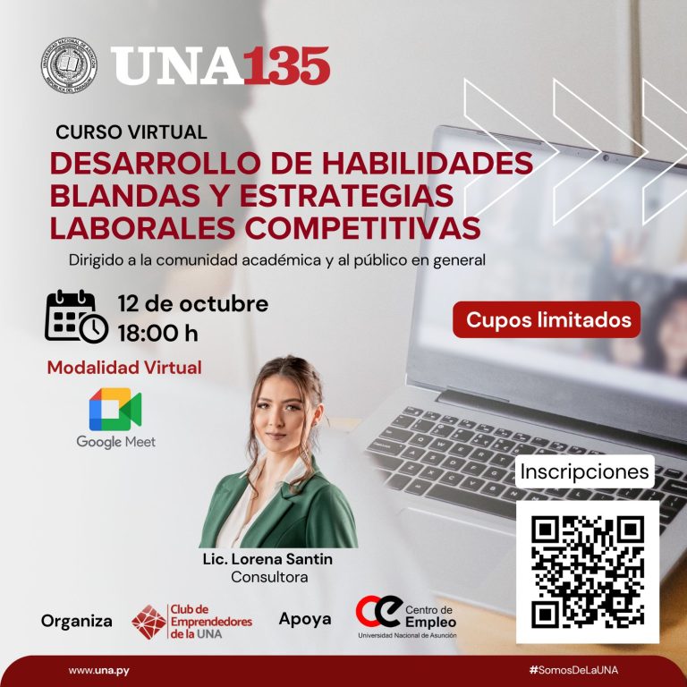 Curso virtual: Desarrollo de habilidades blandas y estrategias laborales competitivas
