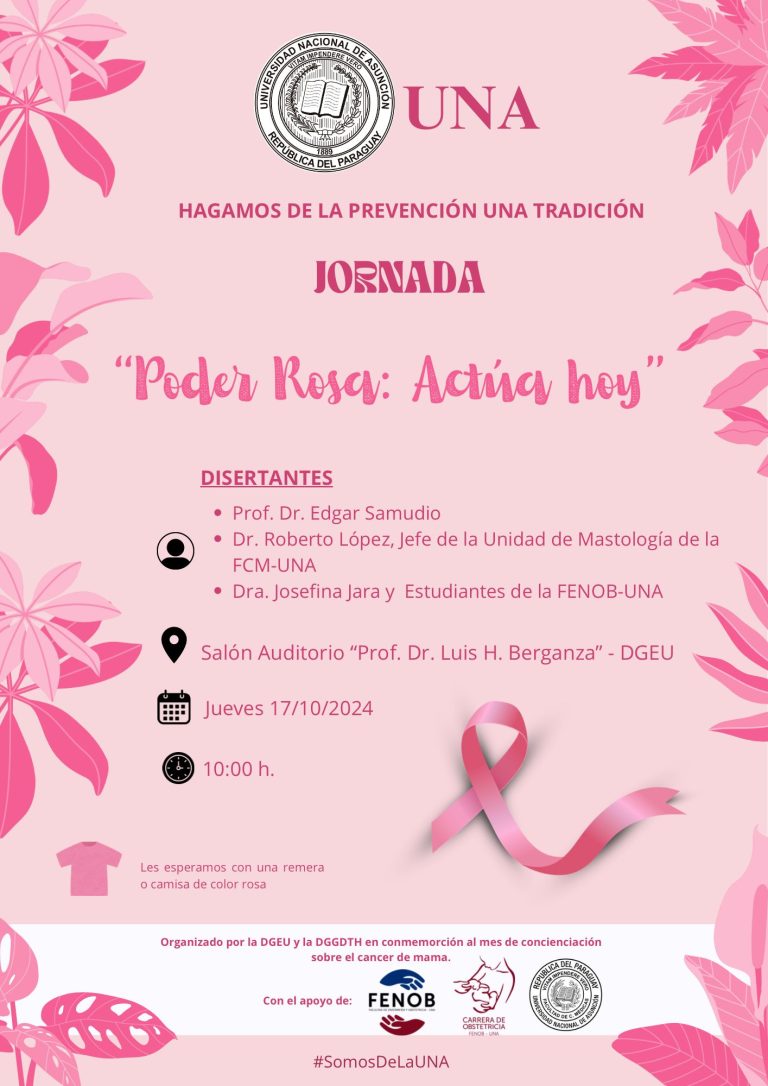JORNADA PODER ROSA: ACTÚA HOY