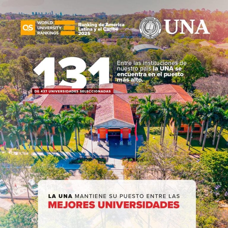 Ranking QS 2025 posiciona a la UNA como líder nacional con alta competitividad regional