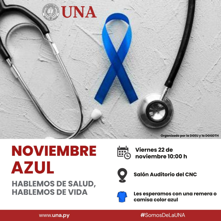 JORNADA Noviembre Azul: Hablemos de salud, hablemos de vida