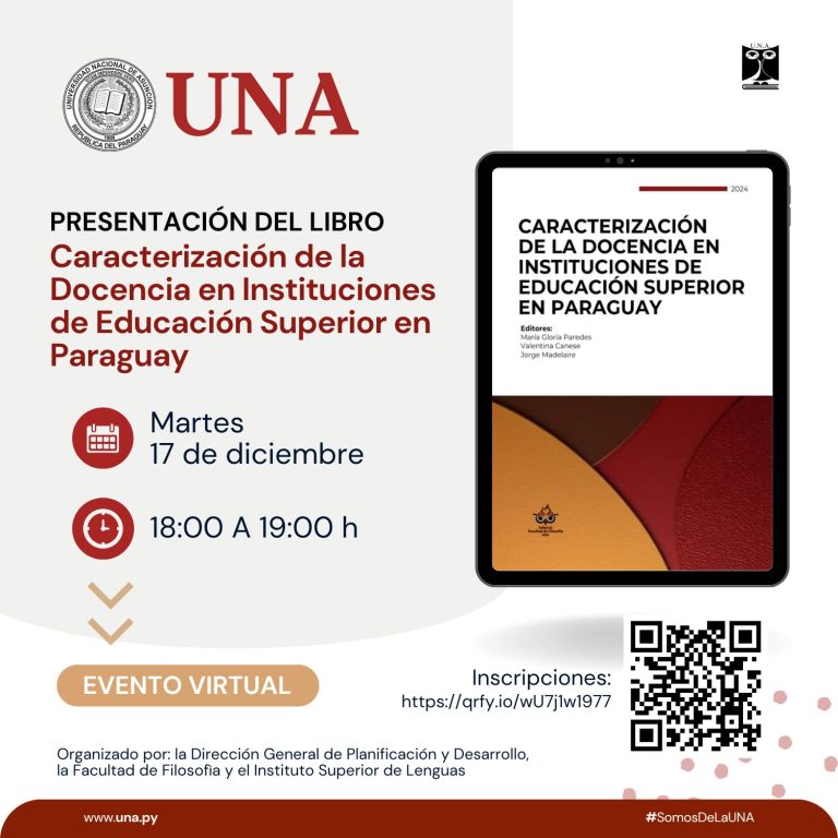 Lanzamiento del libro: «Caracterización de la Docencia en Instituciones de Educación Superior en Paraguay»