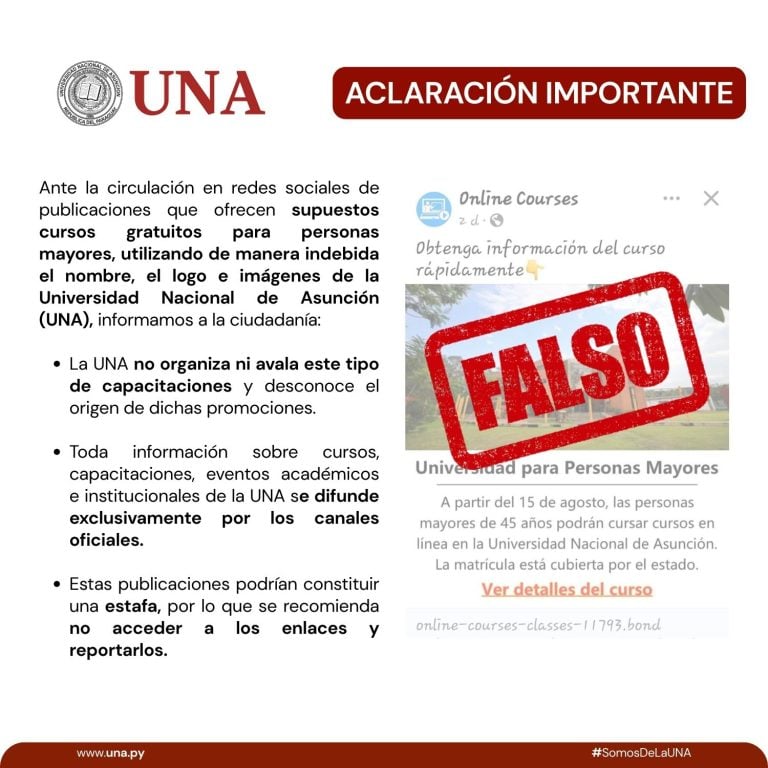 ACLARACIÓN IMPORTANTE 18/08/2025