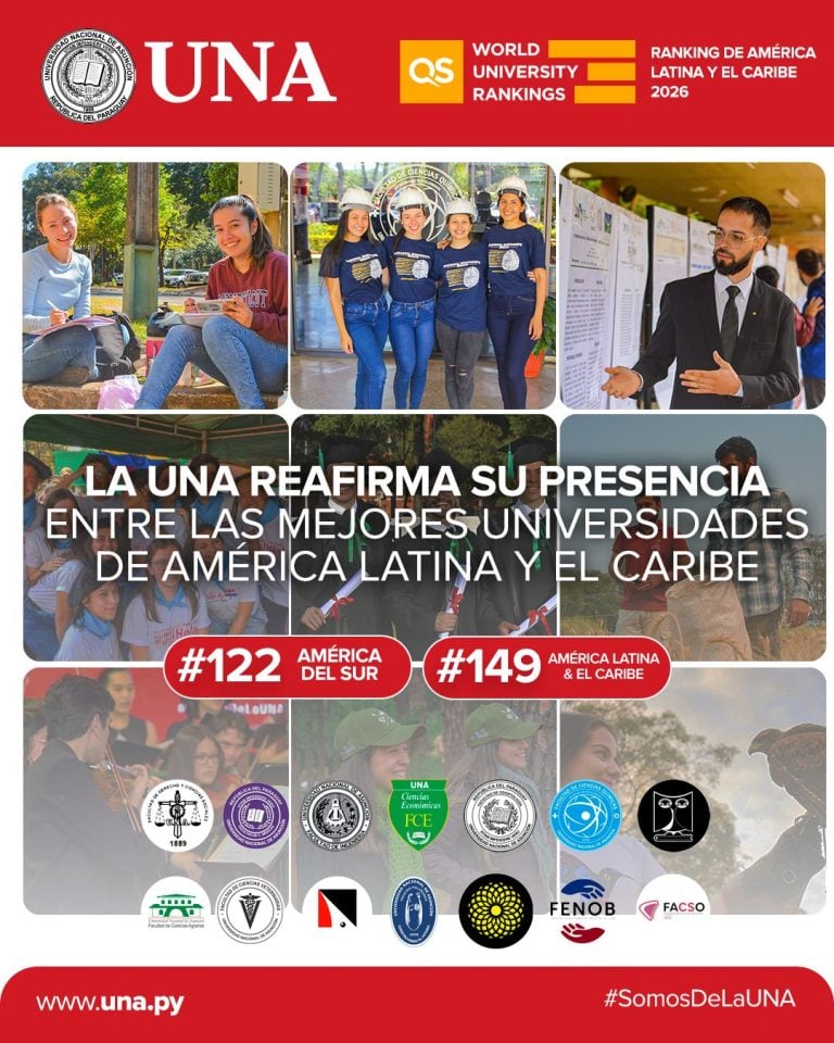 La UNA reafirma su presencia entre las mejores universidades de América Latina y el Caribe