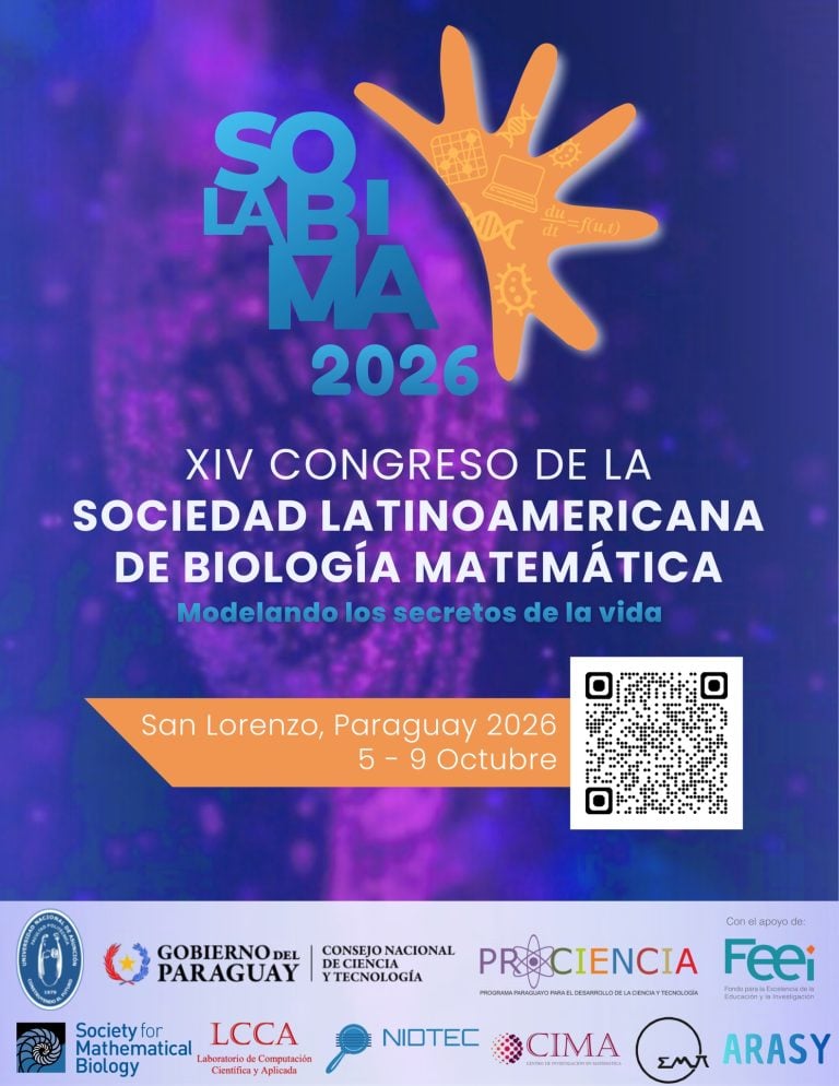 SOLABIMA 2026: FP- UNA será sede de congreso internacional sobre biología matemática