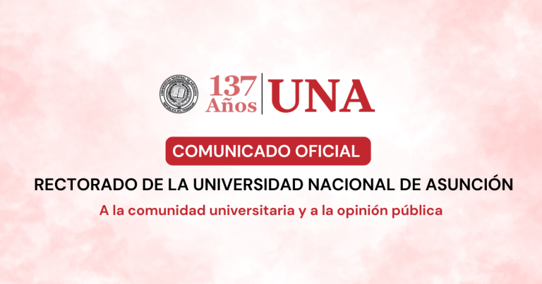COMUNICADO OFICIAL DEL RECTORADO DE LA UNA 21/09/2026